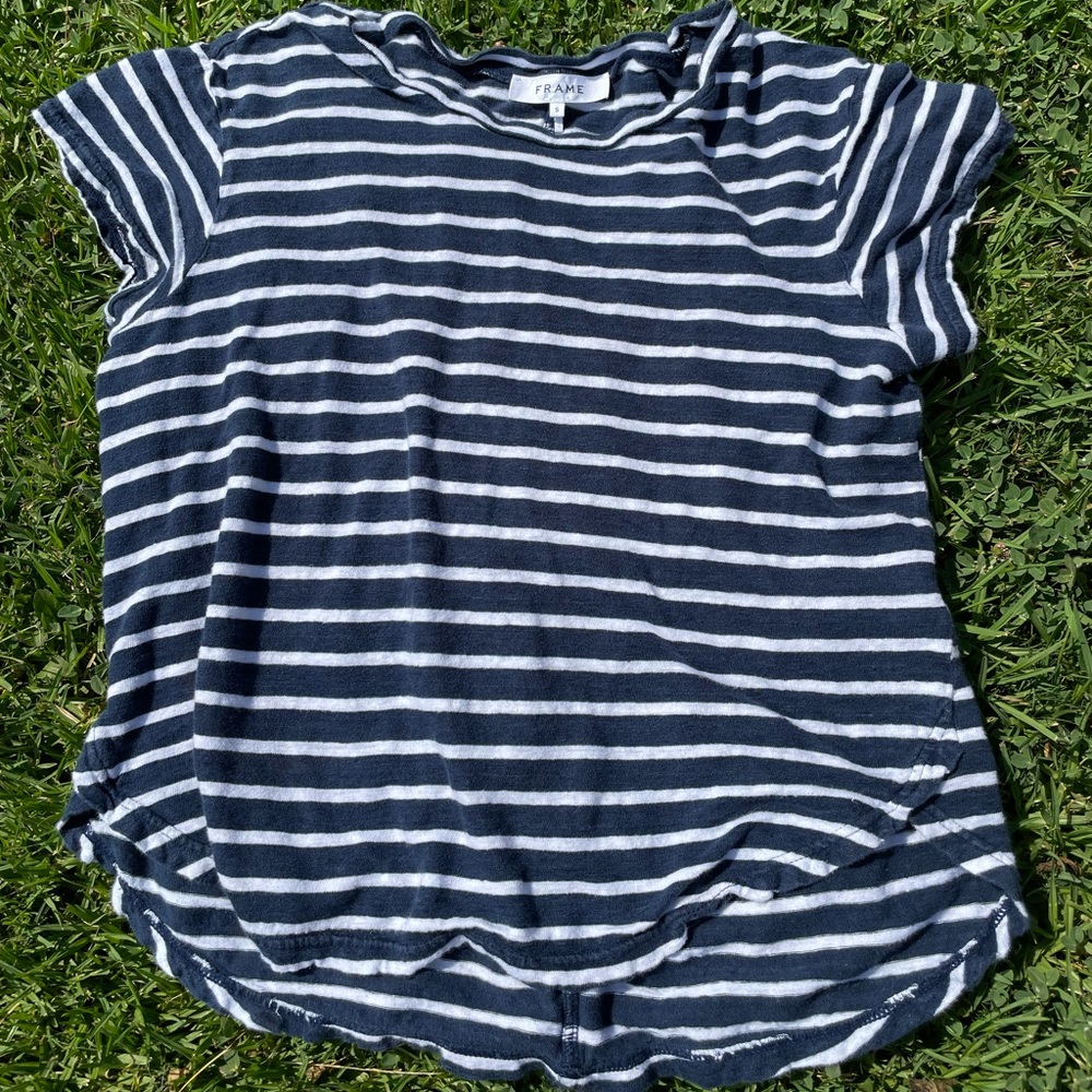 COPY - FRAME Navy Tee